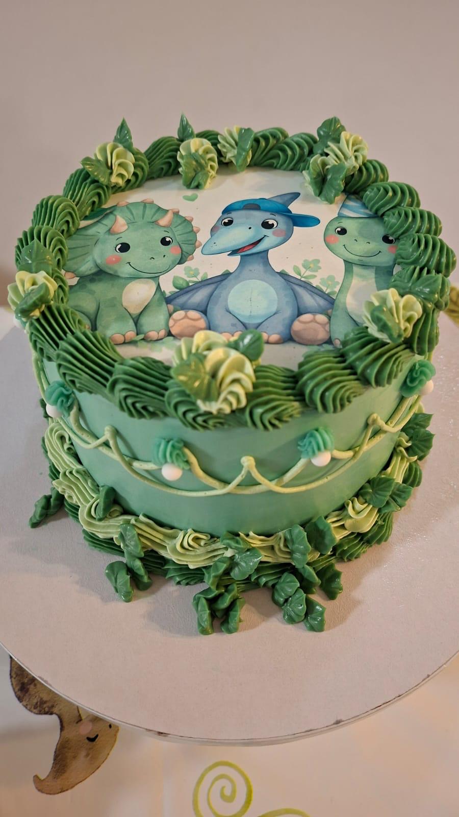 Dinosaur cake